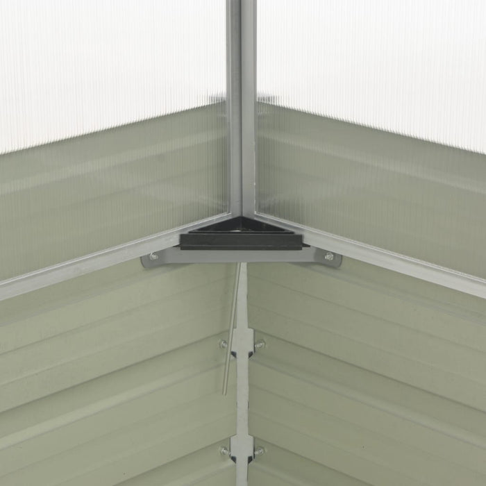 Serra 100 x 100 x 85 cm acciaio zincato marrone 02_0001738