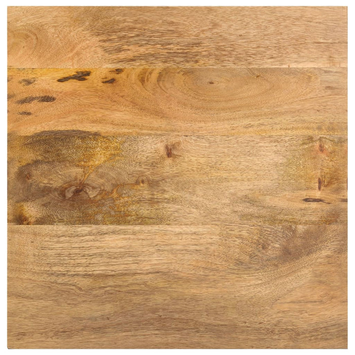 Tavolino di Servizio 43x43x40 cm Legno Massello di Mango 282865