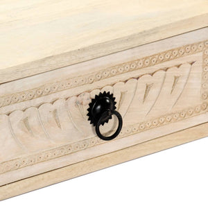 Tavolino da CaffÃ¨ 100x60x40 cm in Legno Massello di Mango