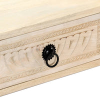 Tavolino da Salotto 100x60x40cm in Legno Massello di Mango 282868