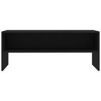 Mobile TV Nero 100x40x40 cm in Truciolato