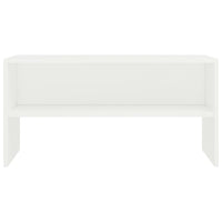 Mobile Porta TV Bianco 80x40x40 cm in Legno Multistrato 800054