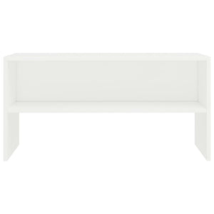 Mobile Porta TV Bianco 80x40x40 cm in Legno Multistrato 800054