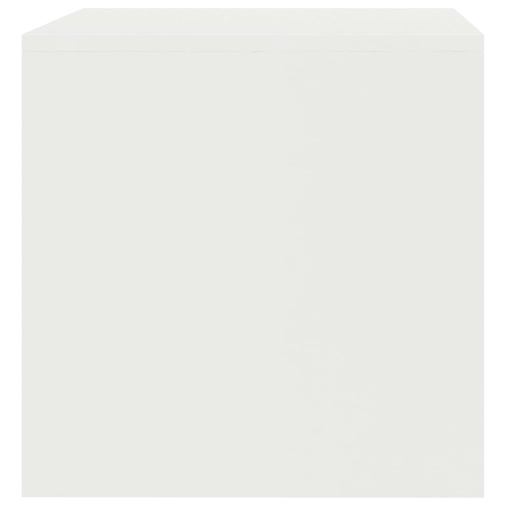 Mobile Porta TV Bianco 80x40x40 cm in Legno Multistrato 800054