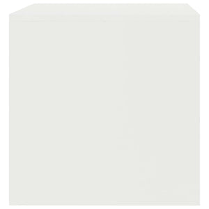 Mobile Porta TV Bianco 80x40x40 cm in Legno Multistrato 800054