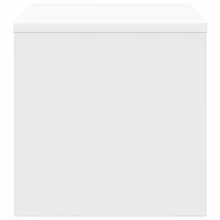 Comodino-Tavolino da notte Bianco 40x30x30 cm Legno Ingegnerizzato