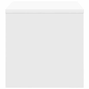 Comodini Bianchi 2 pz-Set di 2 Tavolino da notte 40x30x30 cm Legno Ingegnerizzato