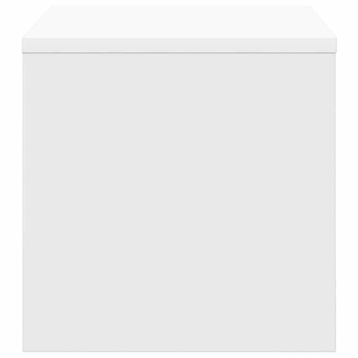 Comodini Bianchi 2 pz-Set di 2 Tavolino da notte 40x30x30 cm Legno Ingegnerizzato