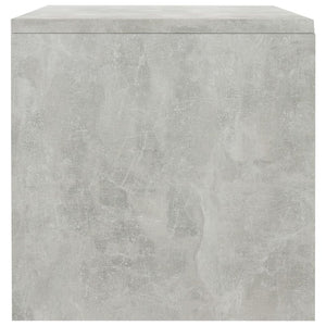 Comodini 2 pz Grigio Cemento 40x30x30 cm in Legno Multistrato 800072