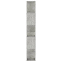 Libreria/Divisorio Grigio Cemento 80x24x159cm Legno Multistrato 800103