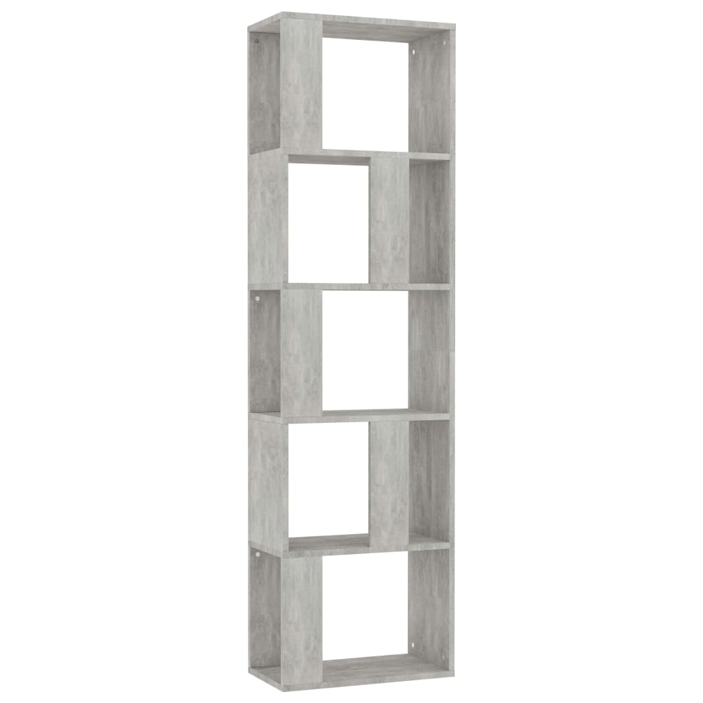 Libreria/Divisorio Grigio Cemento 45x24x159 cm in Truciolato