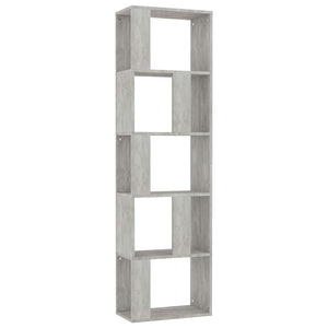 Libreria/Divisorio Grigio Cemento 45x24x159 cm in Truciolato