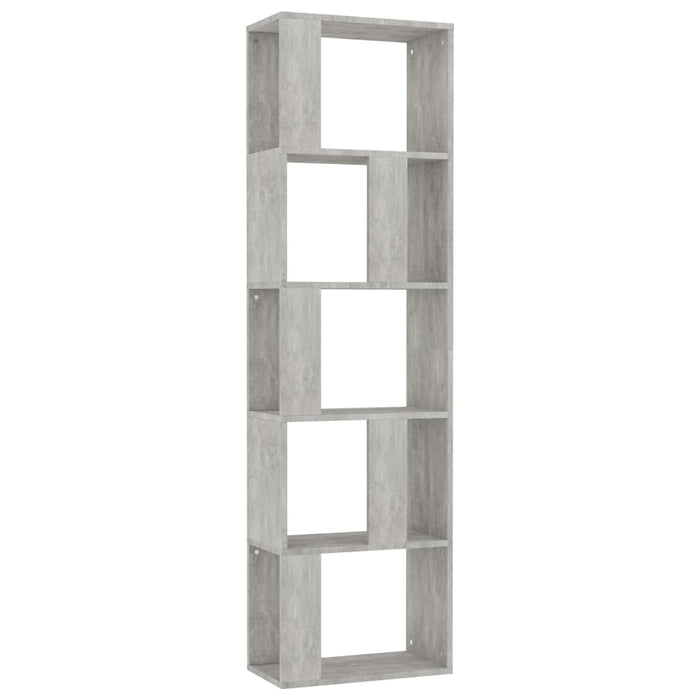 Libreria/Divisorio Grigio Cemento 45x24x159 cm in Truciolato