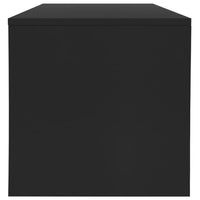 Tavolino da Salotto Nero 100x40x40 cm in Legno Multistrato 800127