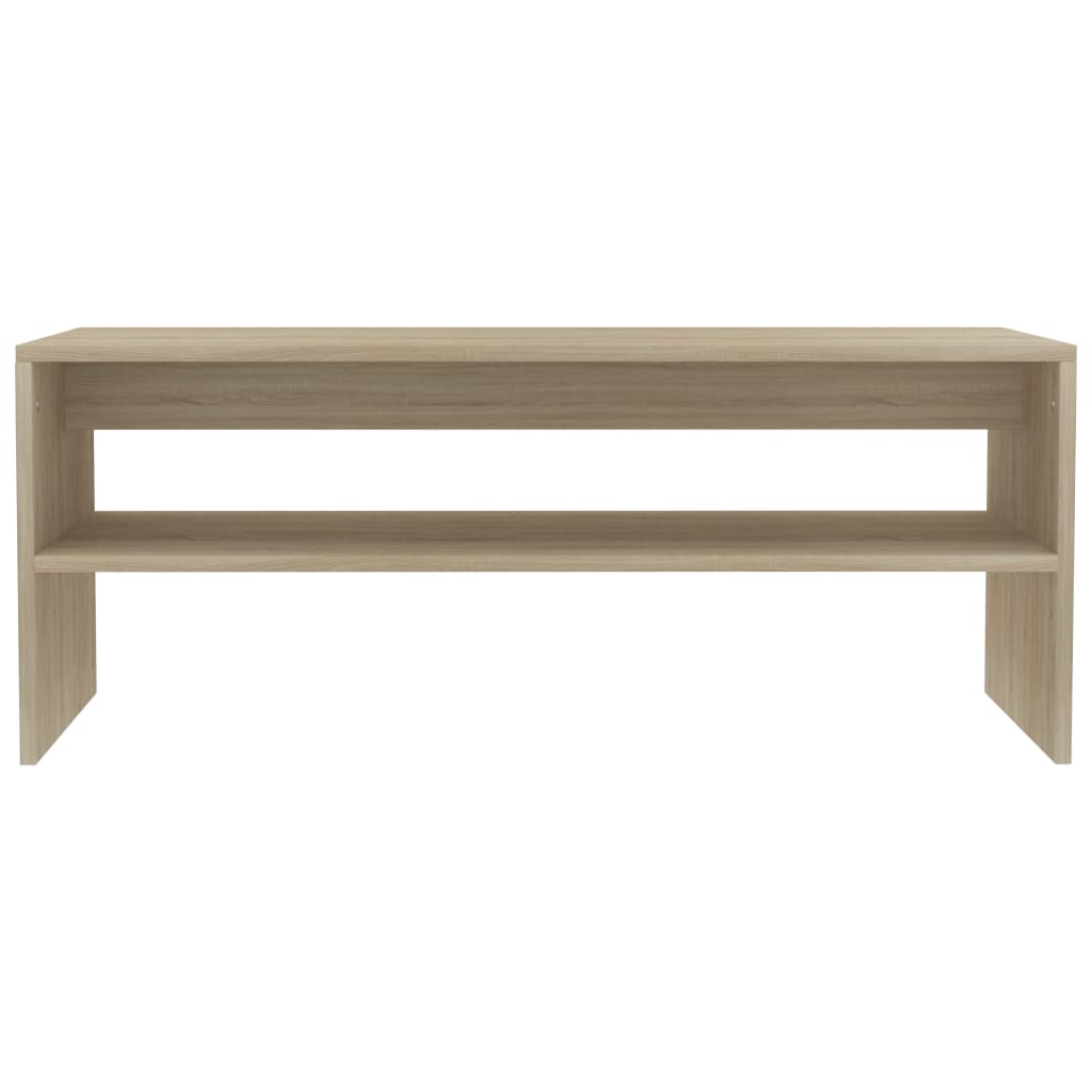Tavolino da Salotto Rovere Sonoma 100x40x40cm Legno Multistrato 800129