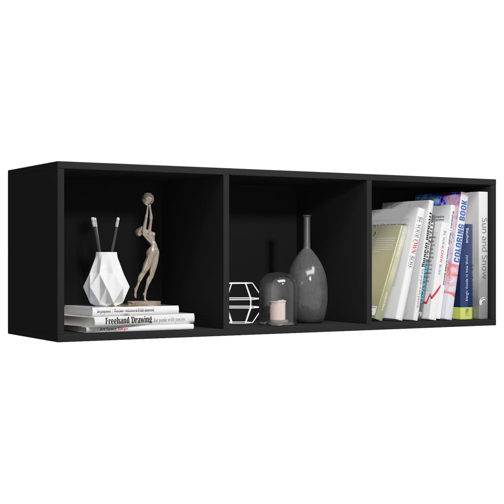Libreria/Mobile TV Nero 36x30x114 cm in Truciolato   cod mxl 14793