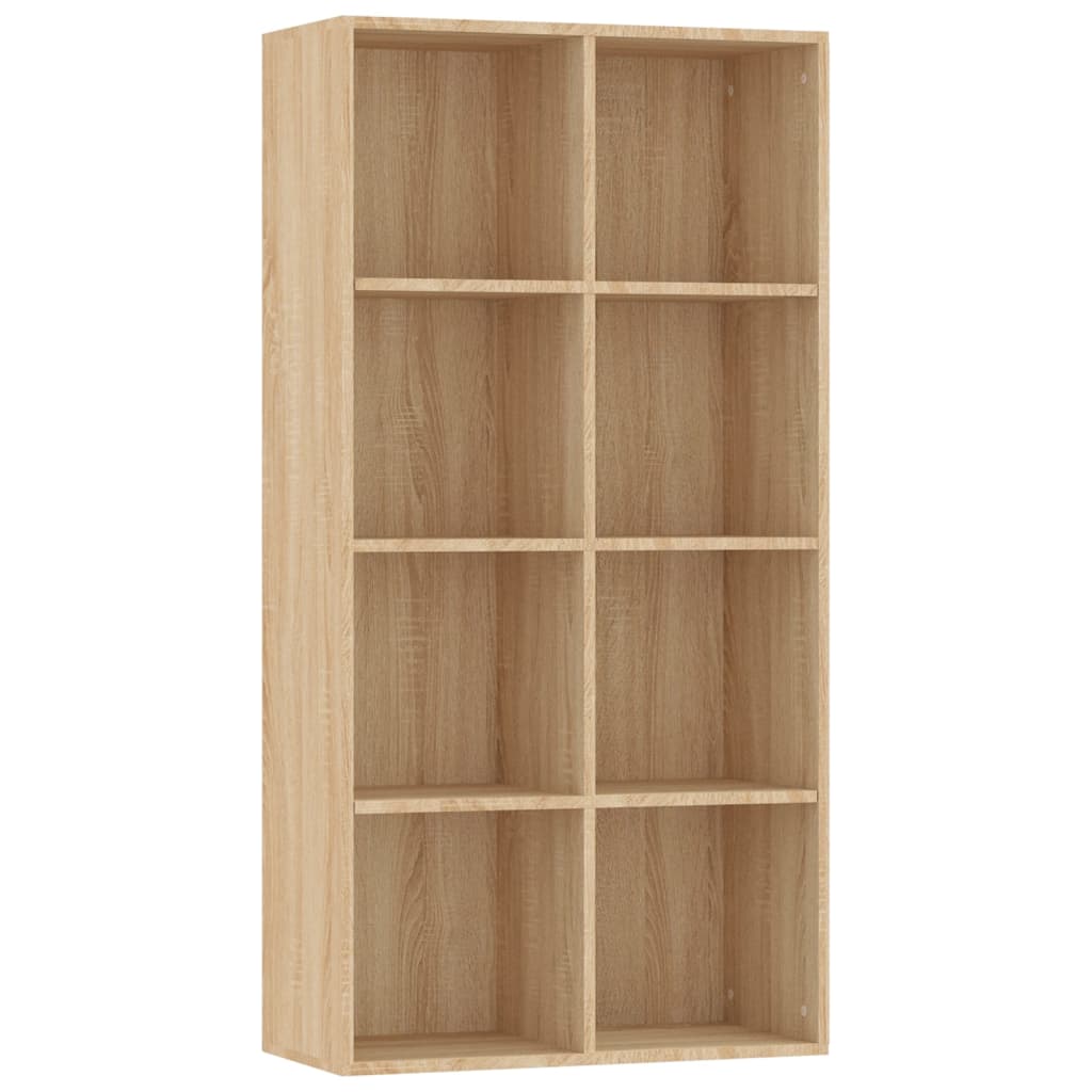 Libreria/Credenza Rovere Sonoma 66x30x130 cm Legno Multistrato 800156