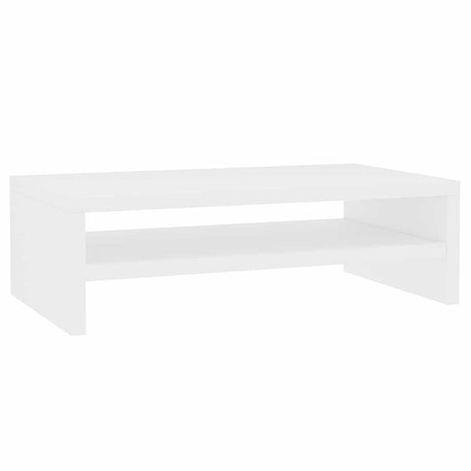 Supporto per Monitor Bianco 42x24x13 cm Legno Multistrato 800216