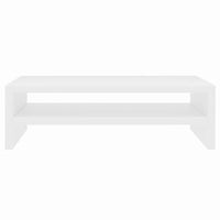 Supporto per Monitor Bianco 42x24x13 cm Legno Multistrato