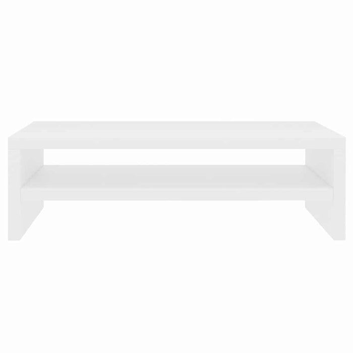 Supporto per Monitor Bianco 42x24x13 cm Legno Multistrato