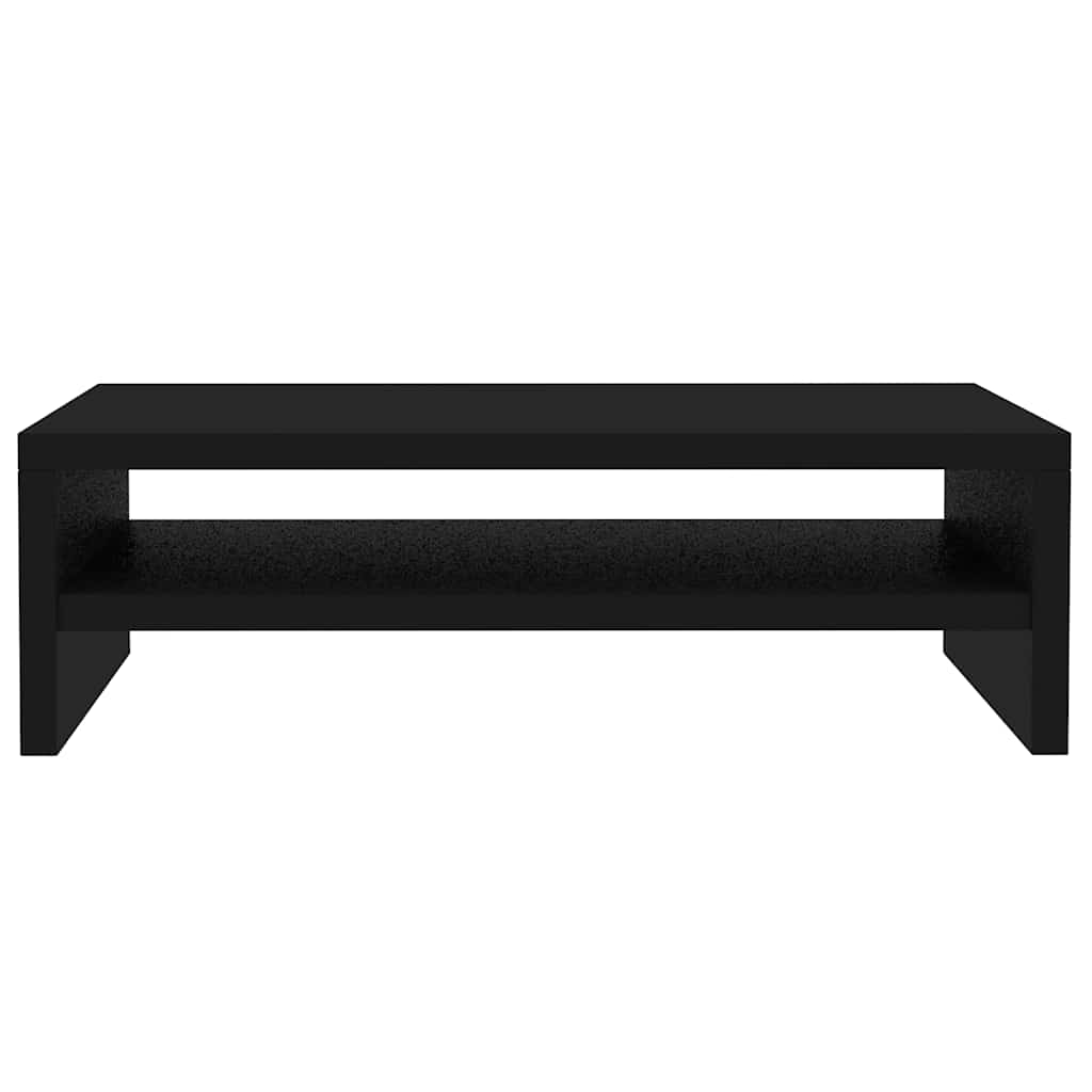 Supporto per Monitor Nero 42x24x13 cm in Legno Multistrato 800217