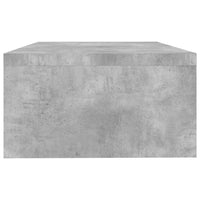 Supporto per Schermo Grigio Cemento 42x24x13 cm in Truciolato