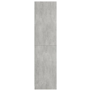 Armadio Grigio Cemento 100x50x200 cm in Legno Multistrato