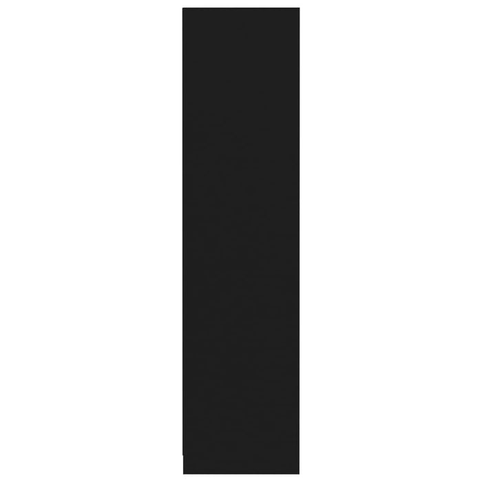 Armadio Nero 50x50x200 cm in Legno Multistrato 800235