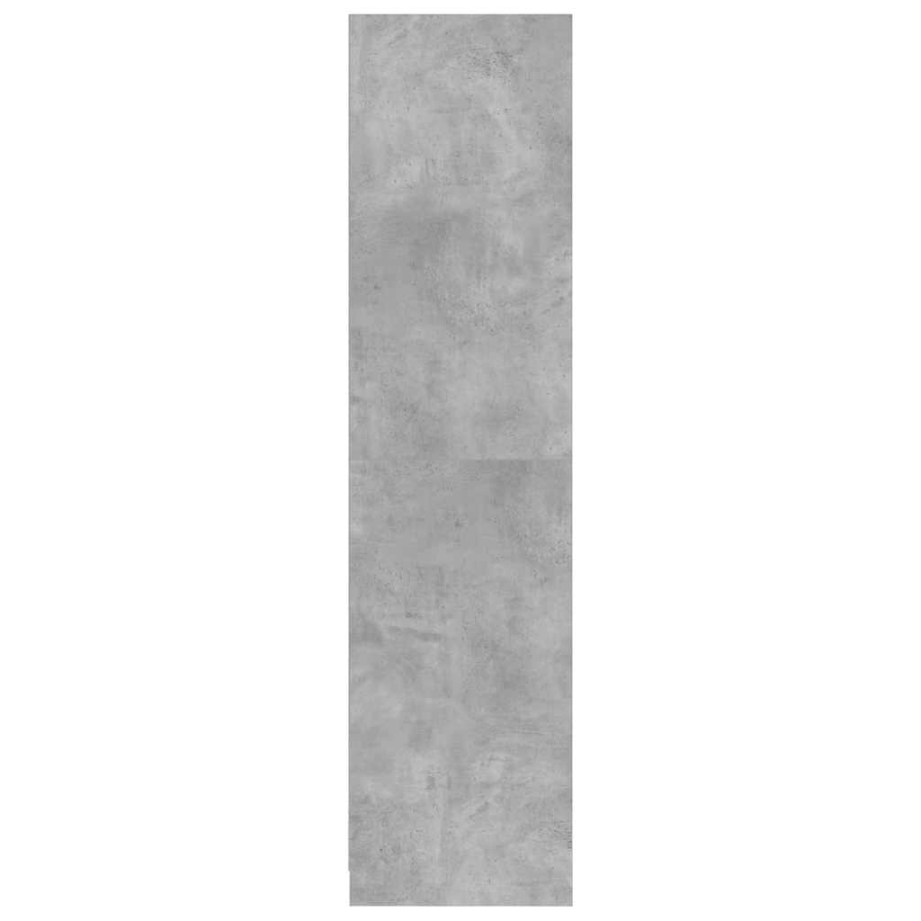Armadio Grigio Cemento 50x50x200 cm in Legno Multistrato 800238