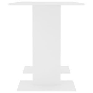 Tavolo da Pranzo Bianco 110x60x75 cm in Legno Multistrato 800243