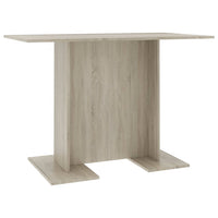 Tavolo da Pranzo Rovere Sonoma 110x60x75cm in Legno Multistrato 800246