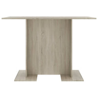 Tavolo da Pranzo Rovere Sonoma 110x60x75cm in Legno Multistrato 800246