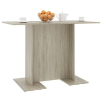 Tavolo da Pranzo Rovere Sonoma 110x60x75cm in Legno Multistrato 800246