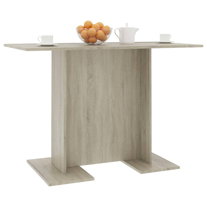 Tavolo da Pranzo Rovere Sonoma 110x60x75cm in Legno Multistrato 800246