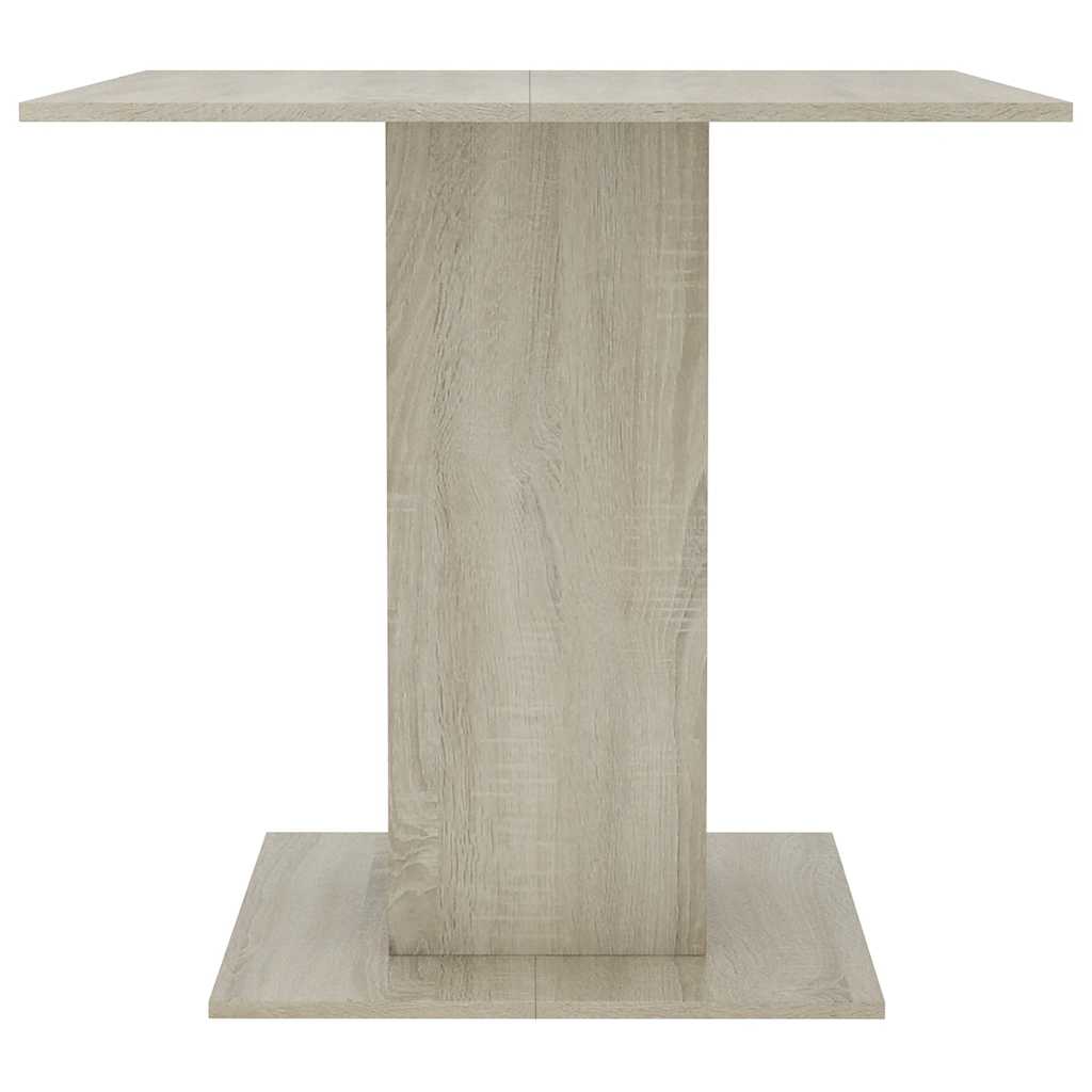 Tavolo da Pranzo Rovere Sonoma 80x80x75cm in Legno Multistrato 800255