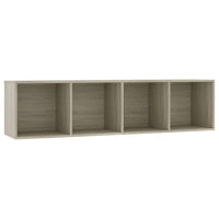 Libreria/Mobile TV Rovere Sonoma 143x30x36 cm 800264