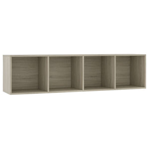 Libreria/Mobile TV Rovere Sonoma 143x30x36 cm 800264