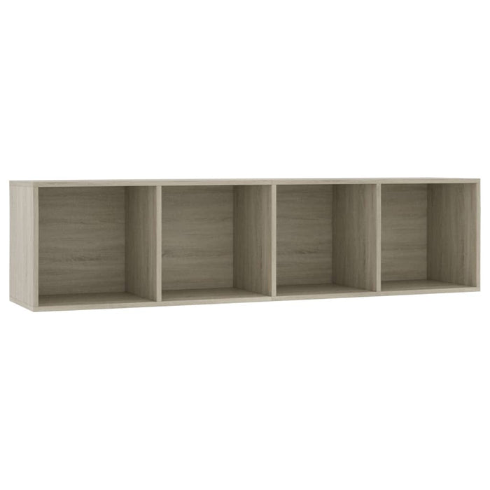 Libreria/Mobile TV Rovere Sonoma 143x30x36 cm 800264
