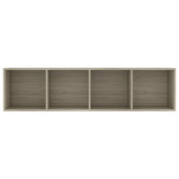 Libreria/Mobile TV Rovere Sonoma 143x30x36 cm 800264