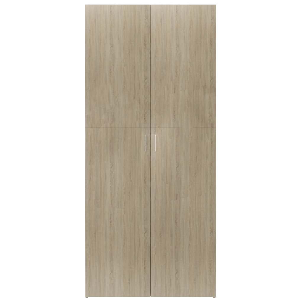 Scarpiera Rovere Sonoma 80x35,5x180 cm in Legno Multistrato 800291