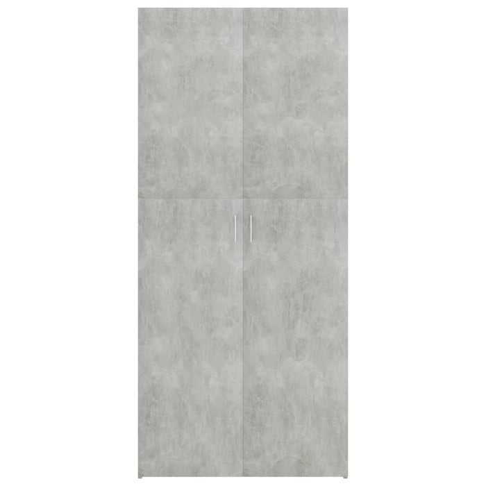Scarpiera Grigio Cemento 80x35,5x180 cm in Truciolato cod mxl 52519
