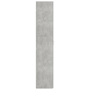 Scarpiera Grigio Cemento 80x35,5x180 cm in Legno Multistrato 800292