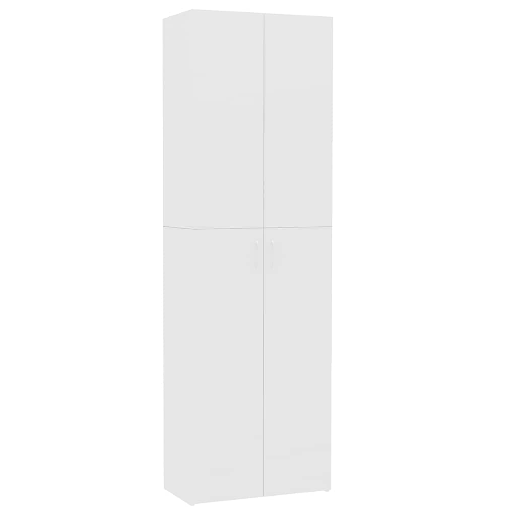 Armadio per Ufficio Bianco 60x32x190 cm in Legno Multistrato 800297