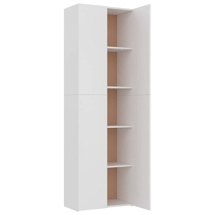 Armadio per Ufficio Bianco 60x32x190 cm in Legno Multistrato 800297