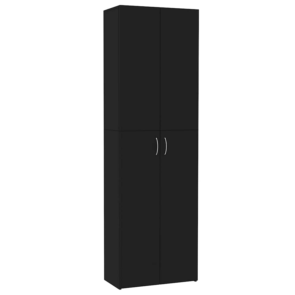 Armadio per Ufficio Nero 60x32x190 cm in Legno Multistratocod mxl 106116