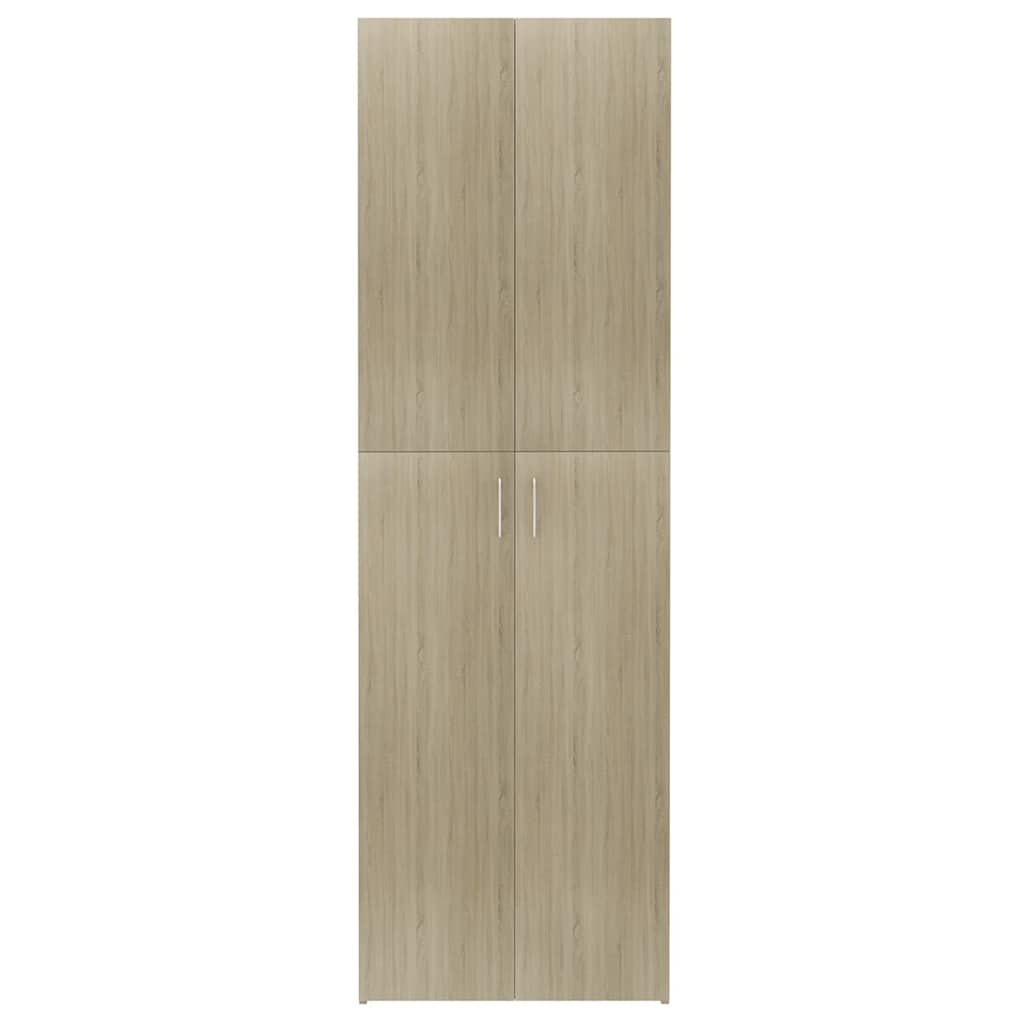 Armadio per Ufficio Rovere Sonoma 60x32x190cm Legno Multistrato 800300