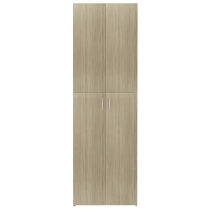 Armadio per Ufficio Rovere Sonoma 60x32x190cm Legno Multistrato 800300