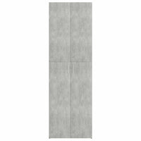 Armadio da Ufficio Grigio Cemento 60x32x190cm Legno Multistrato 800301