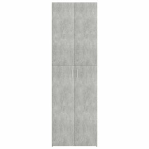 Armadio da Ufficio Grigio Cemento 60x32x190cm Legno Multistrato 800301