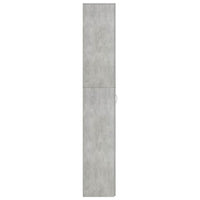 Armadio da Ufficio Grigio Cemento 60x32x190cm Legno Multistrato 800301